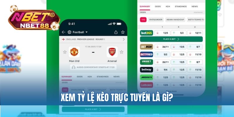 Xem tỷ lệ kèo trực tuyến là gì?
