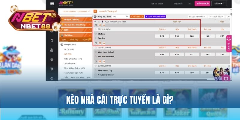 Kèo nhà cái trực tuyến là gì?