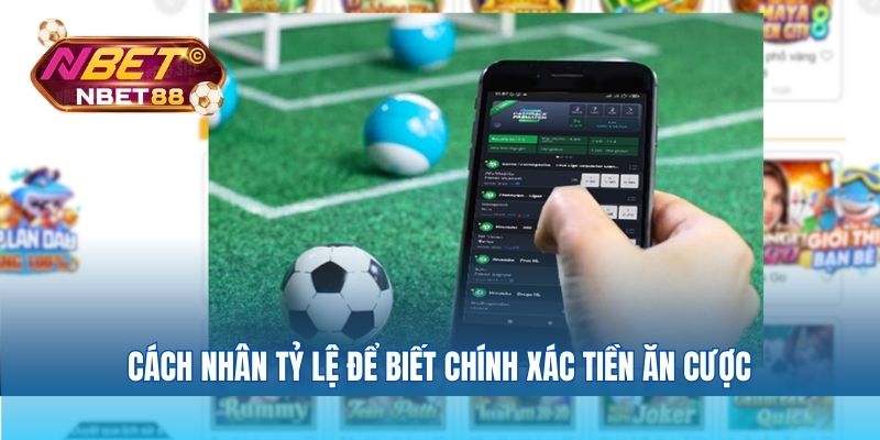 Cách nhân tỷ lệ để biết chính xác tiền ăn cược