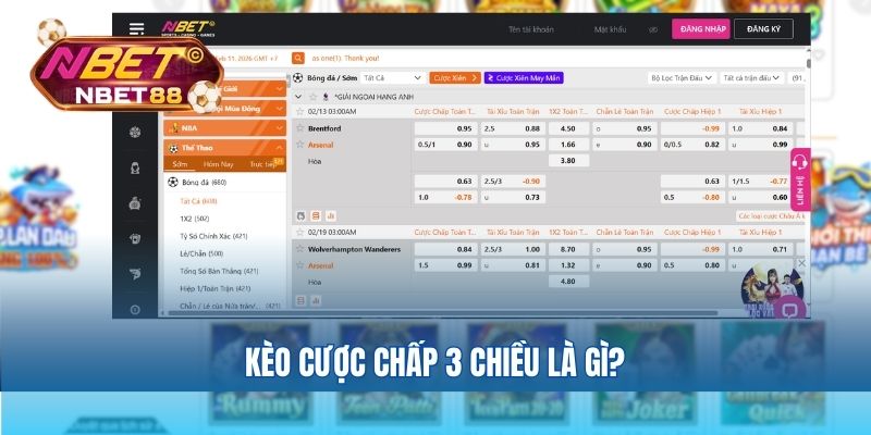 Kèo cược chấp 3 chiều là gì?